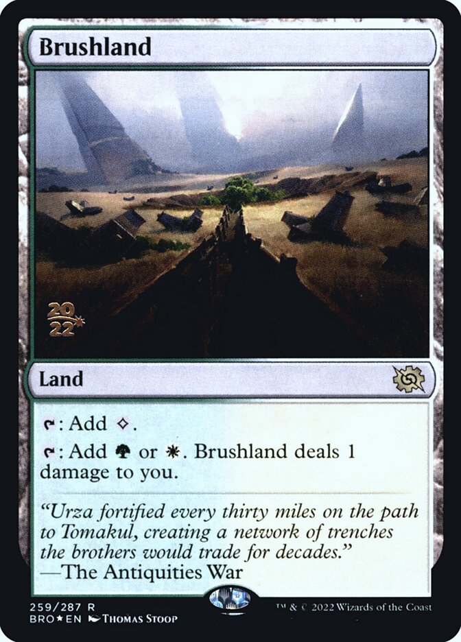 Macegal / Brushland - Magic: The Gathering - MoxLand