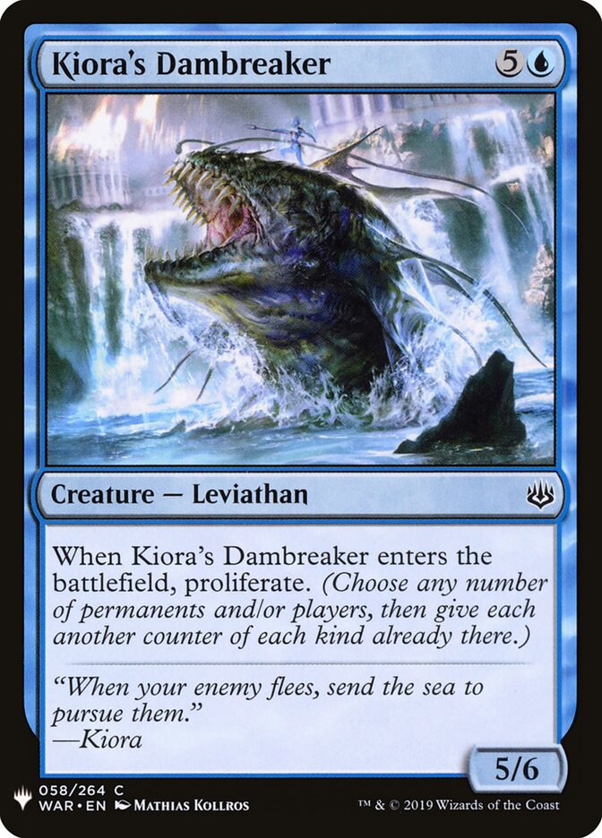 Rompedor de Barragens de Kiora / Kiora's Dambreaker - Magic: The Gathering - MoxLand
