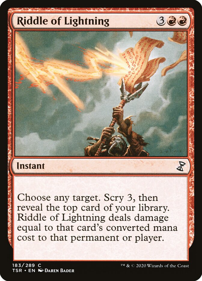 Enigma do Relâmpago / Riddle of Lightning - Magic: The Gathering - MoxLand