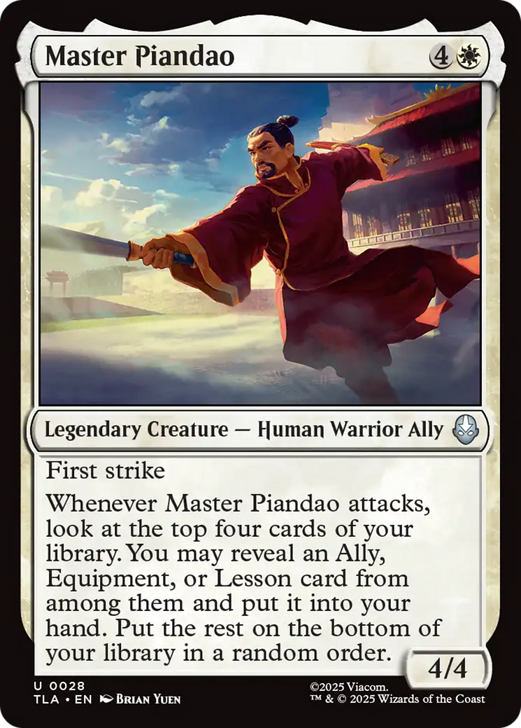 Mestre Piandao / Master Piandao - Magic: The Gathering - MoxLand