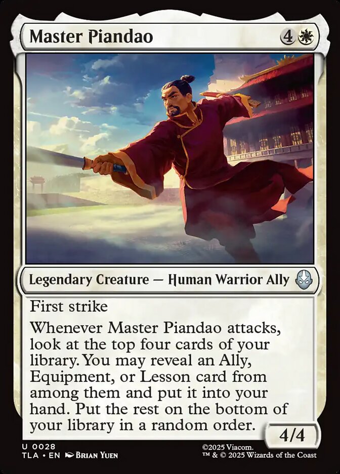 Mestre Piandao / Master Piandao - Magic: The Gathering - MoxLand