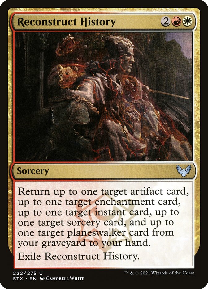 Reconstruir a História / Reconstruct History - Magic: The Gathering - MoxLand