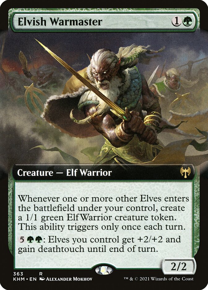 Mestre de Guerra Elfo / Elvish Warmaster - Magic: The Gathering - MoxLand