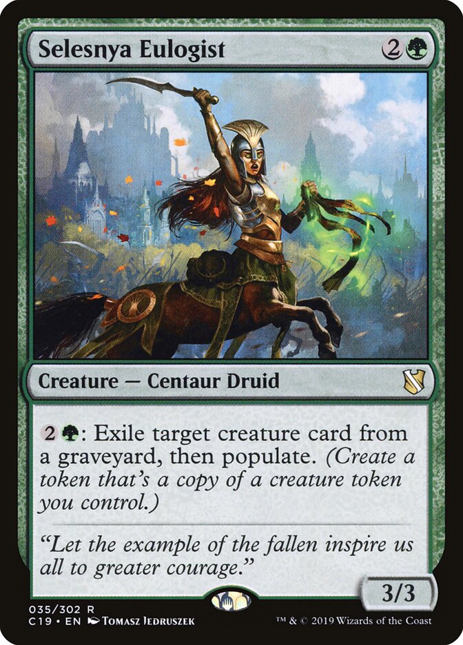 Elogiadora Selesnya / Selesnya Eulogist - Magic: The Gathering - MoxLand