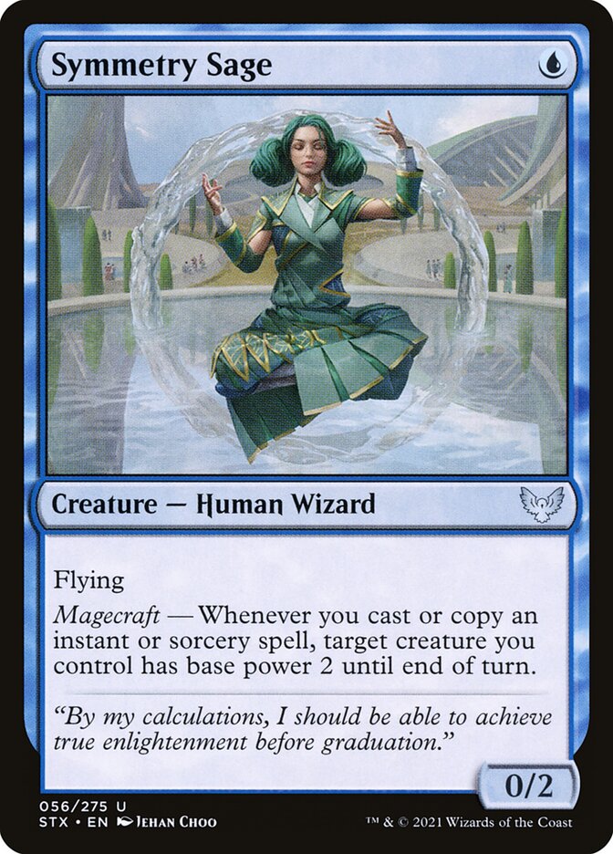 Sábia da Simetria / Symmetry Sage - Magic: The Gathering - MoxLand