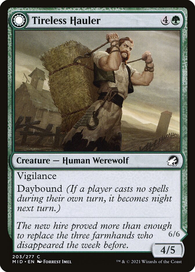 Carregador Incansável / Tireless Hauler - Magic: The Gathering - MoxLand