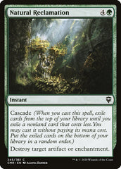 Retomada Natural / Natural Reclamation - Magic: The Gathering - MoxLand
