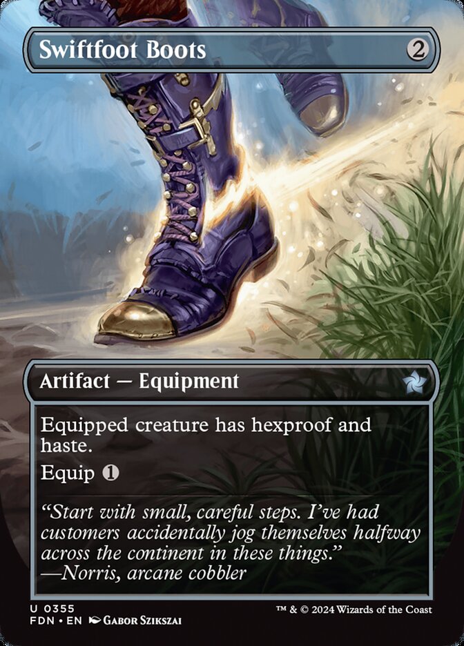Botas Pé-ligeiro / Swiftfoot Boots - Magic: The Gathering - MoxLand