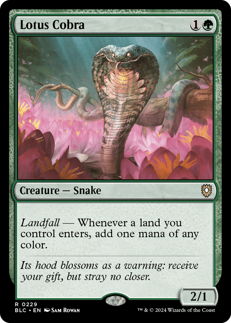 Cobra de Lótus / Lotus Cobra - Magic: The Gathering - MoxLand