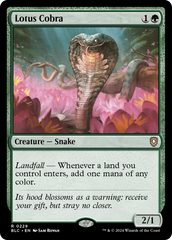 Cobra de Lótus / Lotus Cobra - Magic: The Gathering - MoxLand