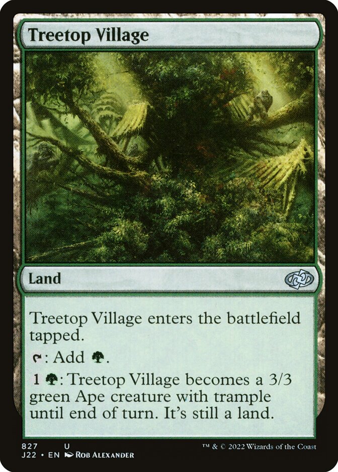 Aldeia nas Copas / Treetop Village - Magic: The Gathering - MoxLand
