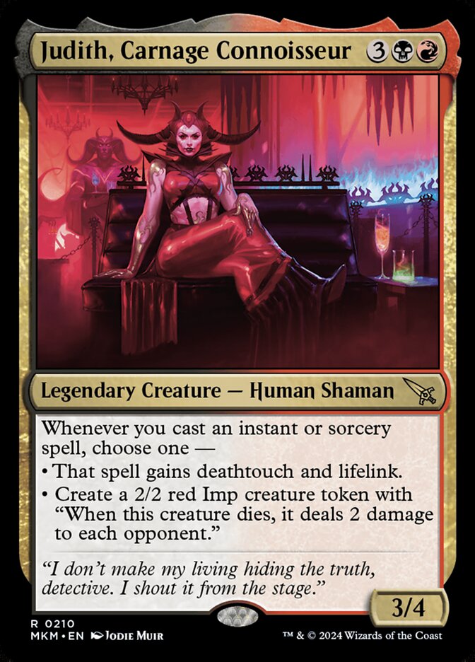 Judith, Especialista em Carnificina / Judith, Carnage Connoisseur - Magic: The Gathering - MoxLand