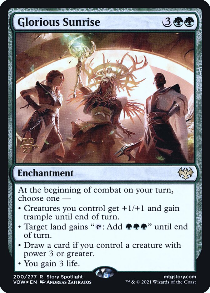 Nascer do Sol Glorioso / Glorious Sunrise - Magic: The Gathering - MoxLand