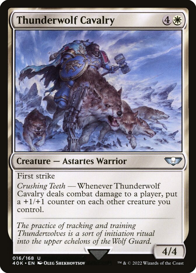 Cavalaria de Lobos-trovão / Thunderwolf Cavalry - Magic: The Gathering - MoxLand