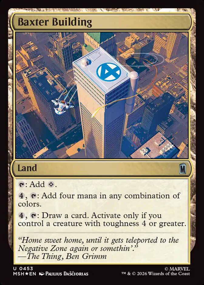 Baxter Building - Magic: The Gathering - MoxLand