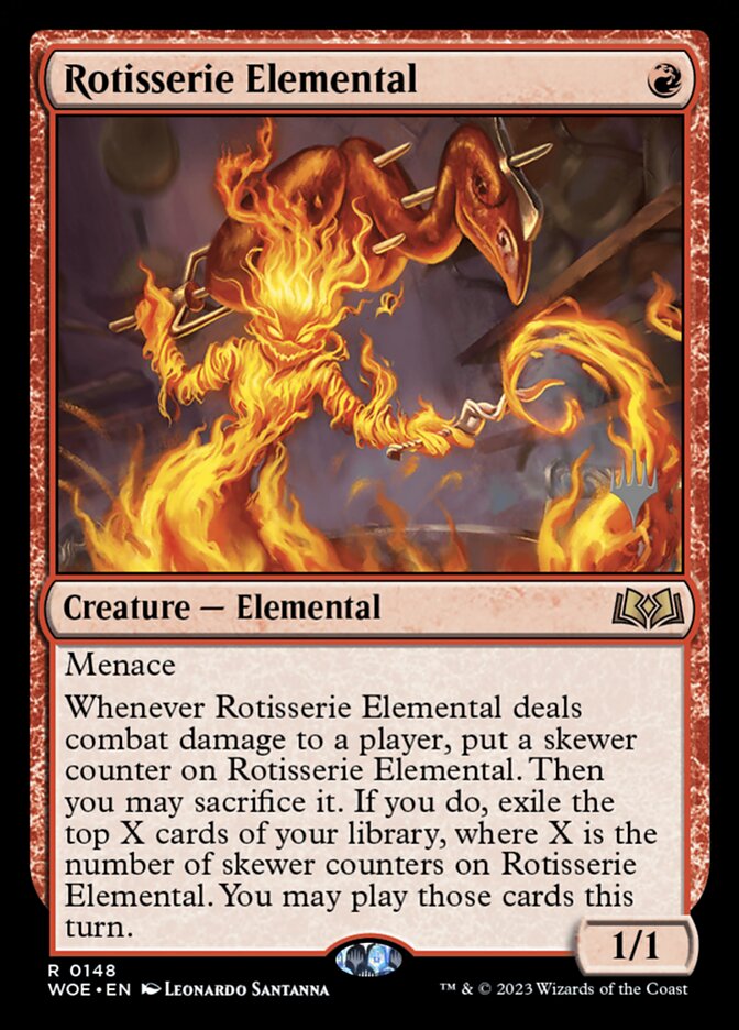 Elemental da Churrasqueira / Rotisserie Elemental - Magic: The Gathering - MoxLand