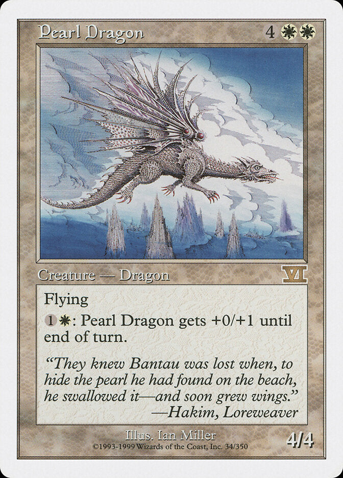 Dragão de Pérola / Pearl Dragon - Magic: The Gathering - MoxLand