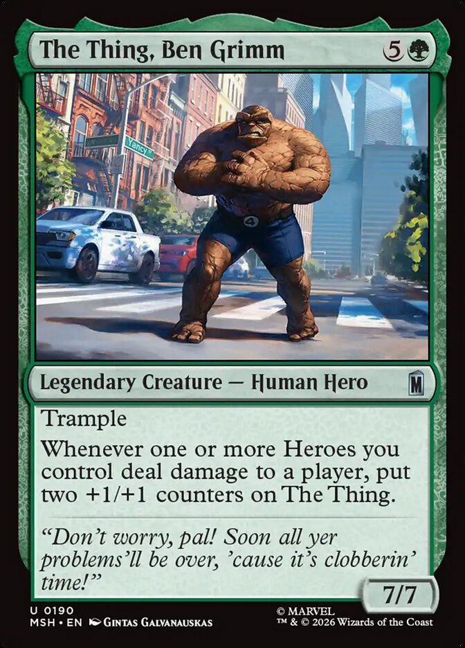 The Thing, Ben Grimm - Magic: The Gathering - MoxLand