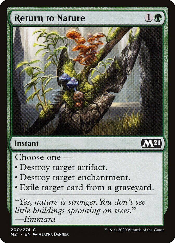 Retorno à Natureza / Return to Nature - Magic: The Gathering - MoxLand