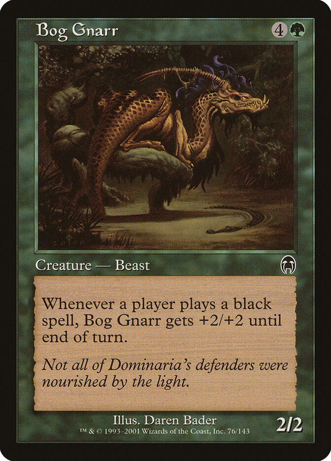 Gnarr do Pântano / Bog Gnarr - Magic: The Gathering - MoxLand