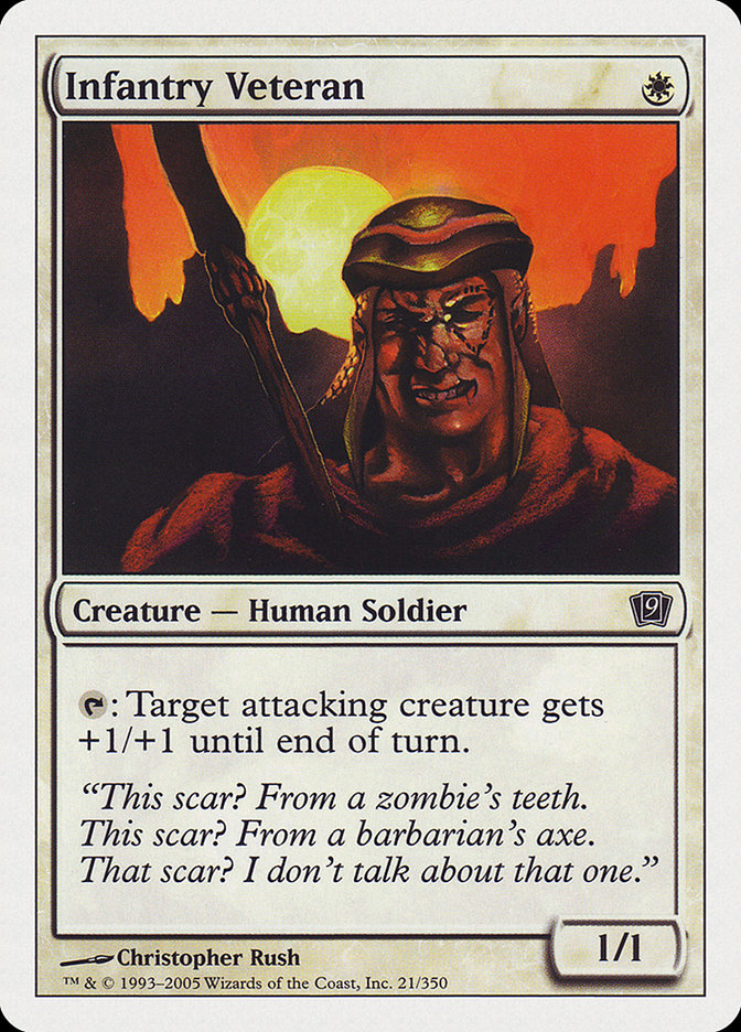 Veterano da Infantaria / Infantry Veteran - Magic: The Gathering - MoxLand