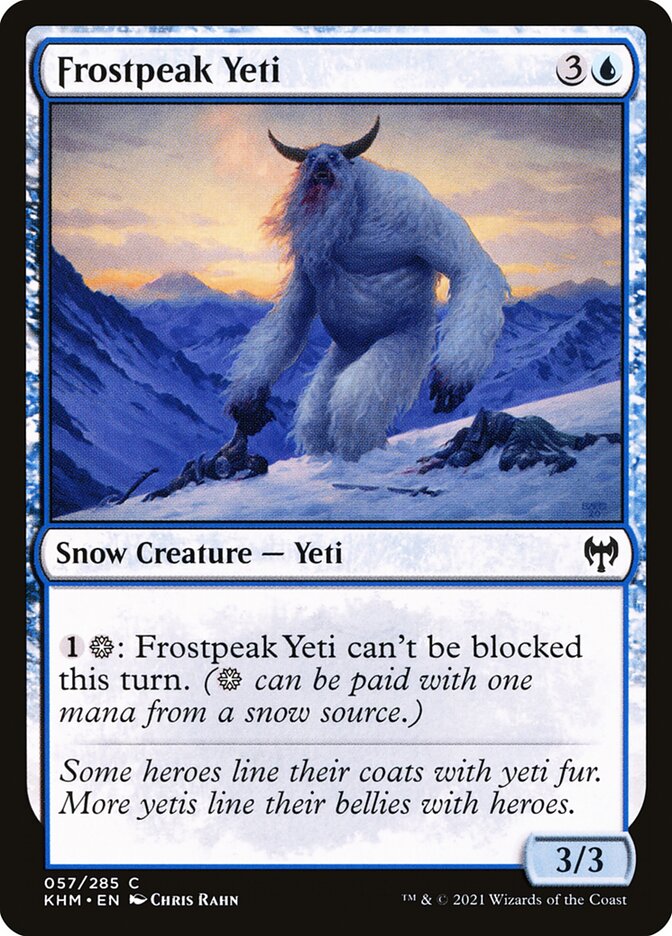 Yeti do Monte Gélido / Frostpeak Yeti - Magic: The Gathering - MoxLand