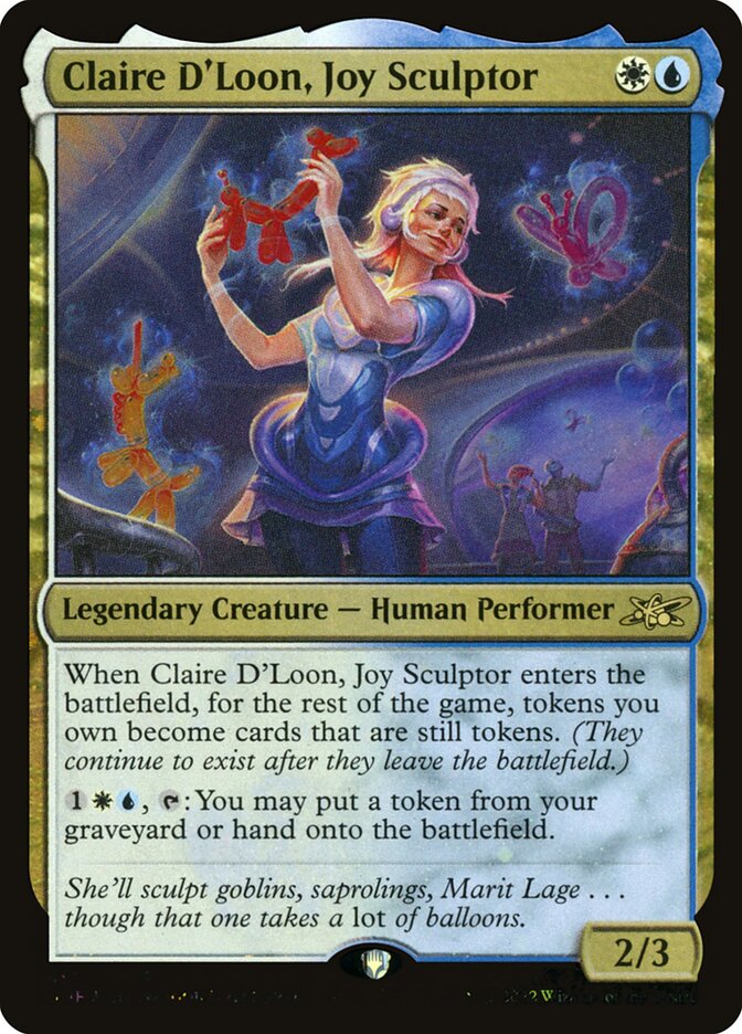 Claire D'Loon, Joy Sculptor - Magic: The Gathering - MoxLand