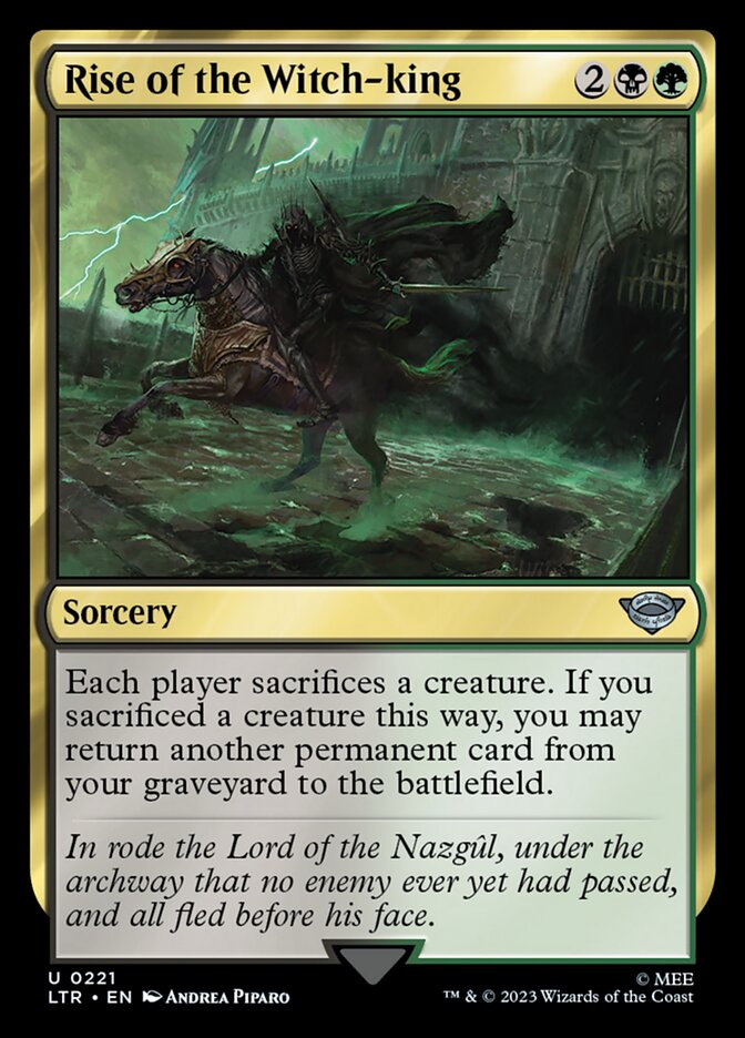 Ascensão do Rei-bruxo / Rise of the Witch-king - Magic: The Gathering - MoxLand