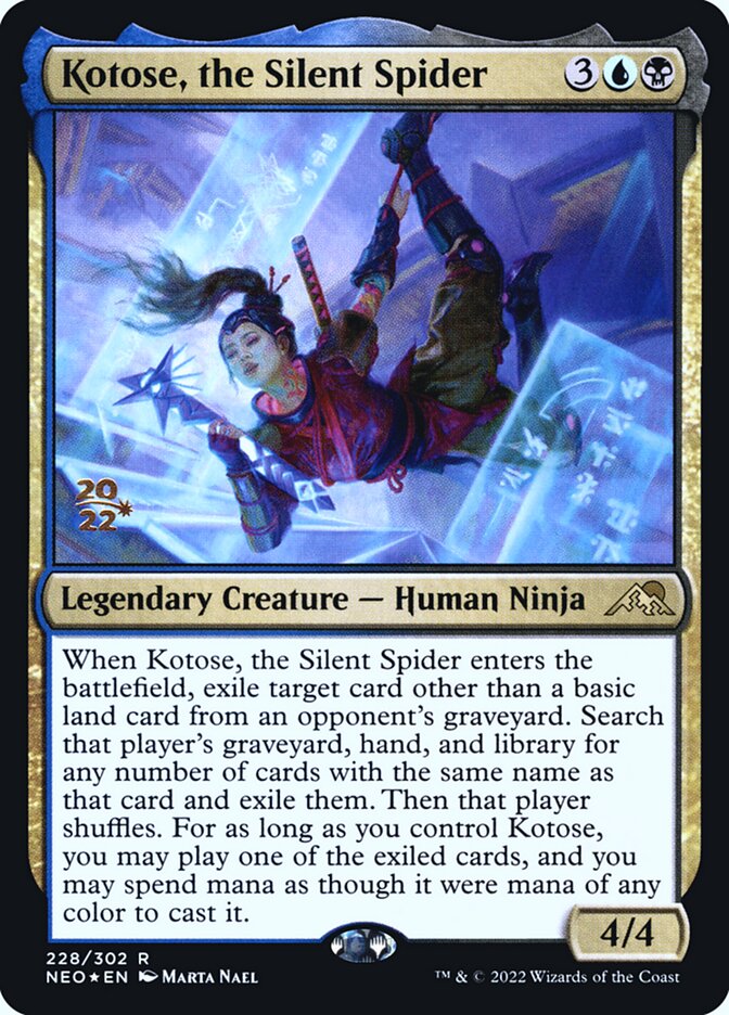 Kotose, a Aranha Silenciosa / Kotose, the Silent Spider - Magic: The Gathering - MoxLand