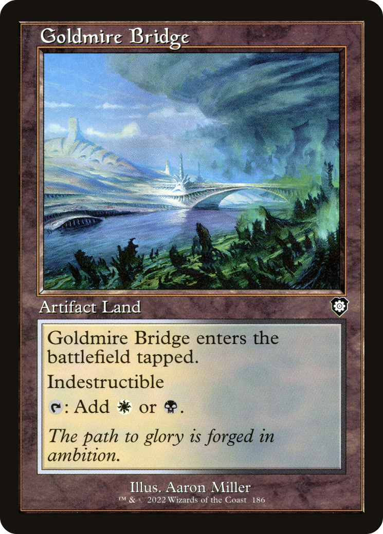 Ponte de Brejáureo / Goldmire Bridge - Magic: The Gathering - MoxLand