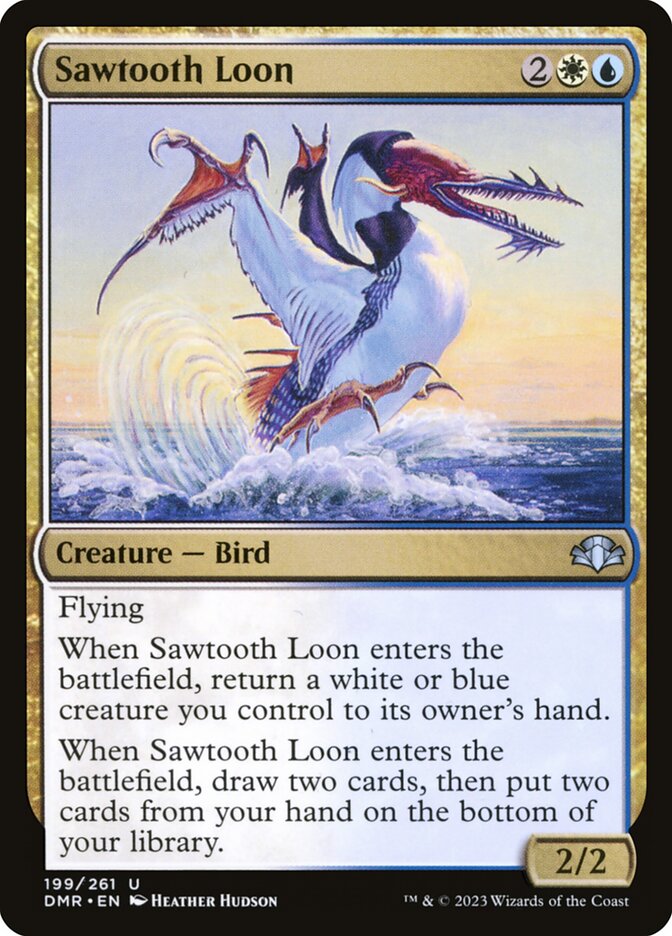Alca de Dentes Serrilhados / Sawtooth Loon - Magic: The Gathering - MoxLand