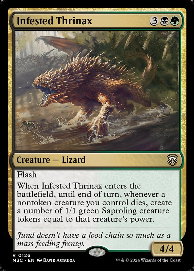 Infested Thrinax - Magic: The Gathering - MoxLand