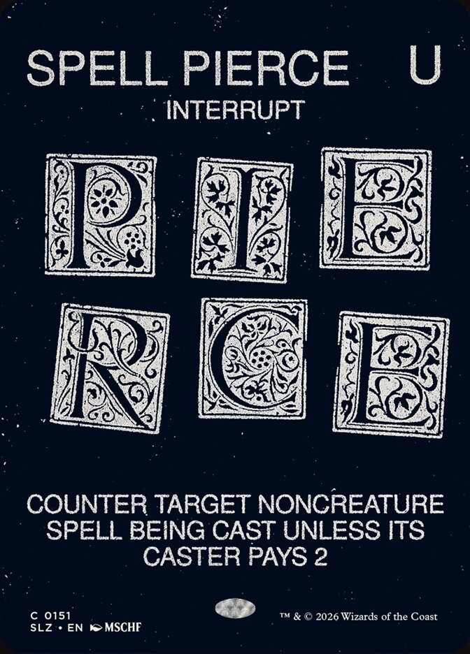 Perfurar Mágica / Spell Pierce - Magic: The Gathering - MoxLand