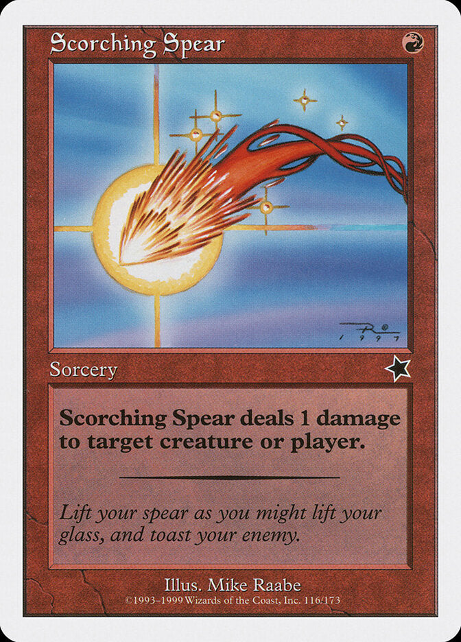 Scorching Spear - Magic: The Gathering - MoxLand