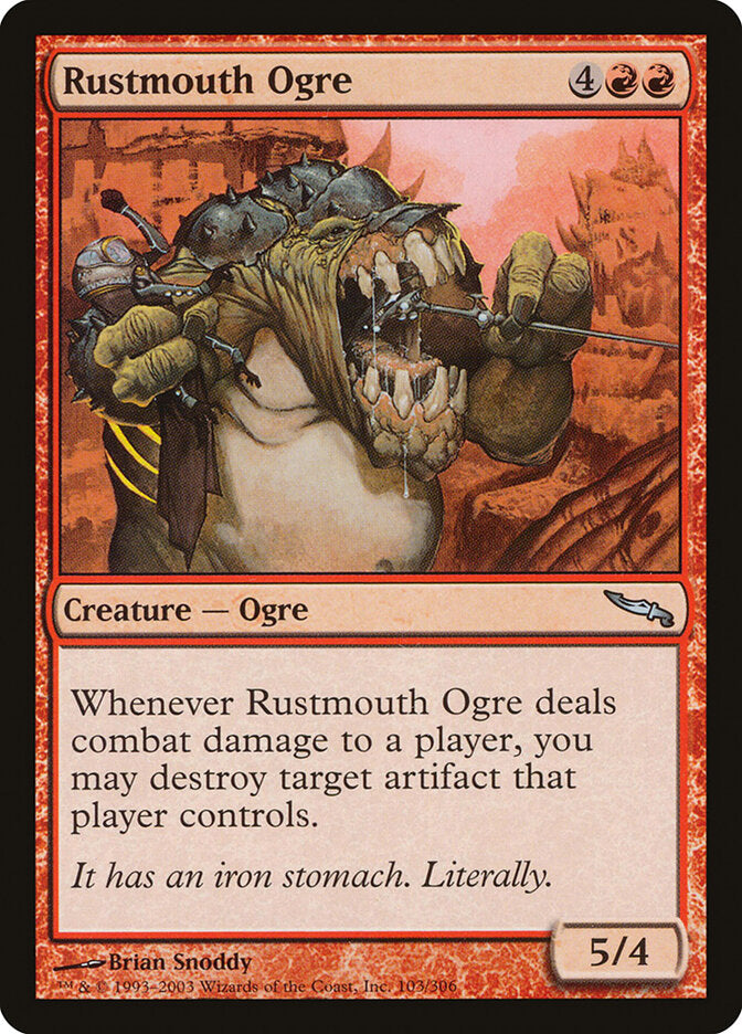 Ogre da Boca Enferrujada / Rustmouth Ogre - Magic: The Gathering - MoxLand