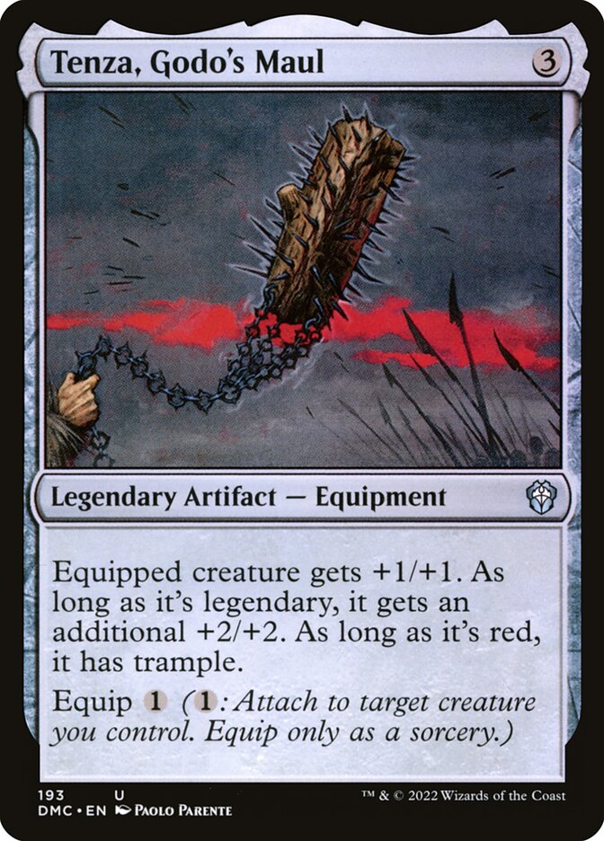 Tenza, o Malho de Godo / Tenza, Godo's Maul - Magic: The Gathering - MoxLand