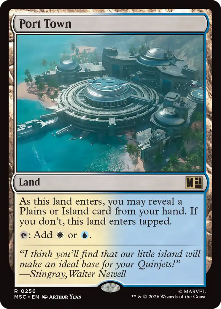 Cidade Portuária / Port Town - Magic: The Gathering - MoxLand