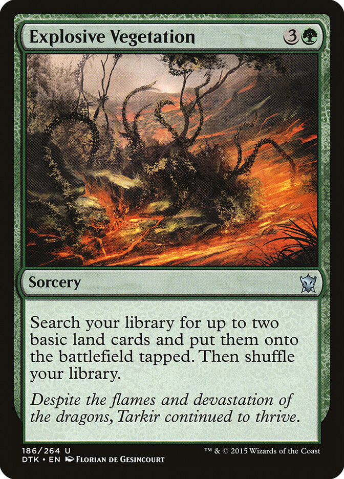 Vegetação Explosiva / Explosive Vegetation - Magic: The Gathering - MoxLand