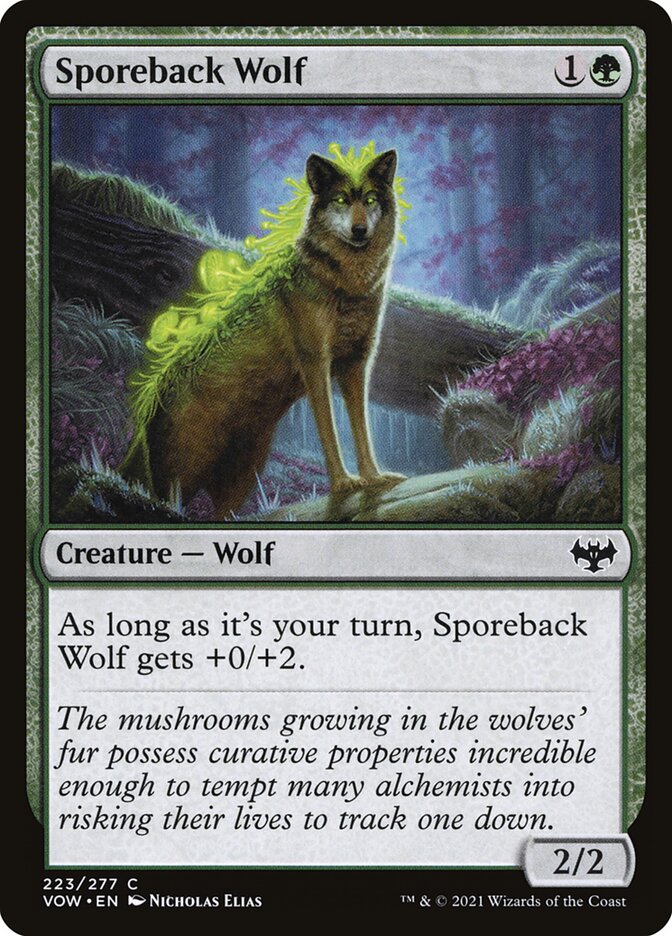 Lobo Dorso de Esporos / Sporeback Wolf - Magic: The Gathering - MoxLand