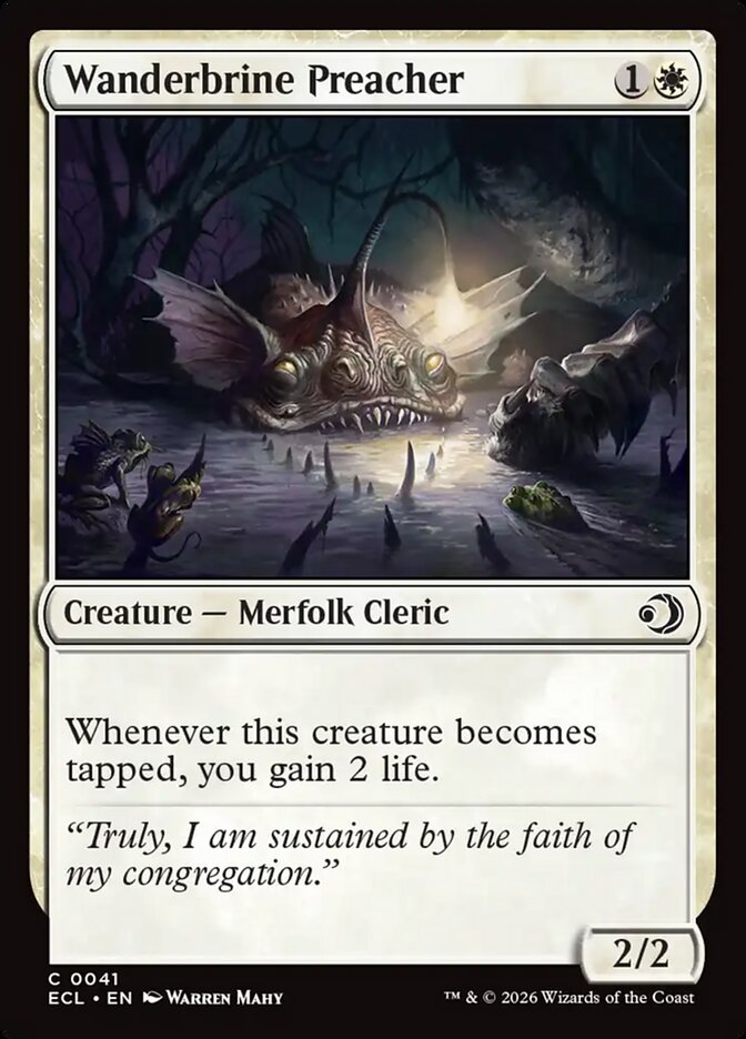 Pregador de Salmorerrante / Wanderbrine Preacher - Magic: The Gathering - MoxLand