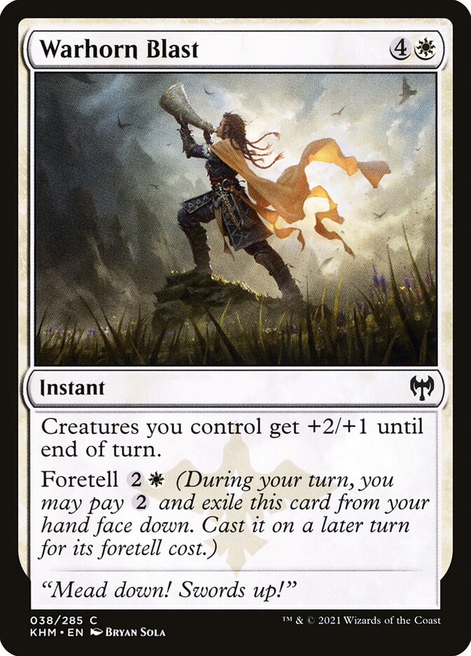 Soar da Trombeta de Guerra / Warhorn Blast - Magic: The Gathering - MoxLand