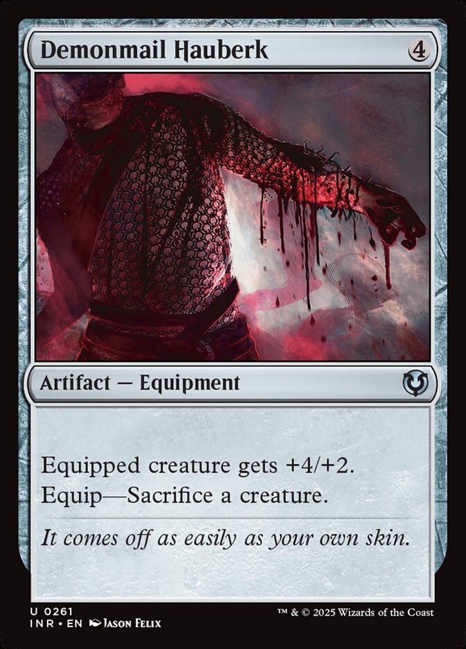 Cota de Malha Demoníaca / Demonmail Hauberk - Magic: The Gathering - MoxLand