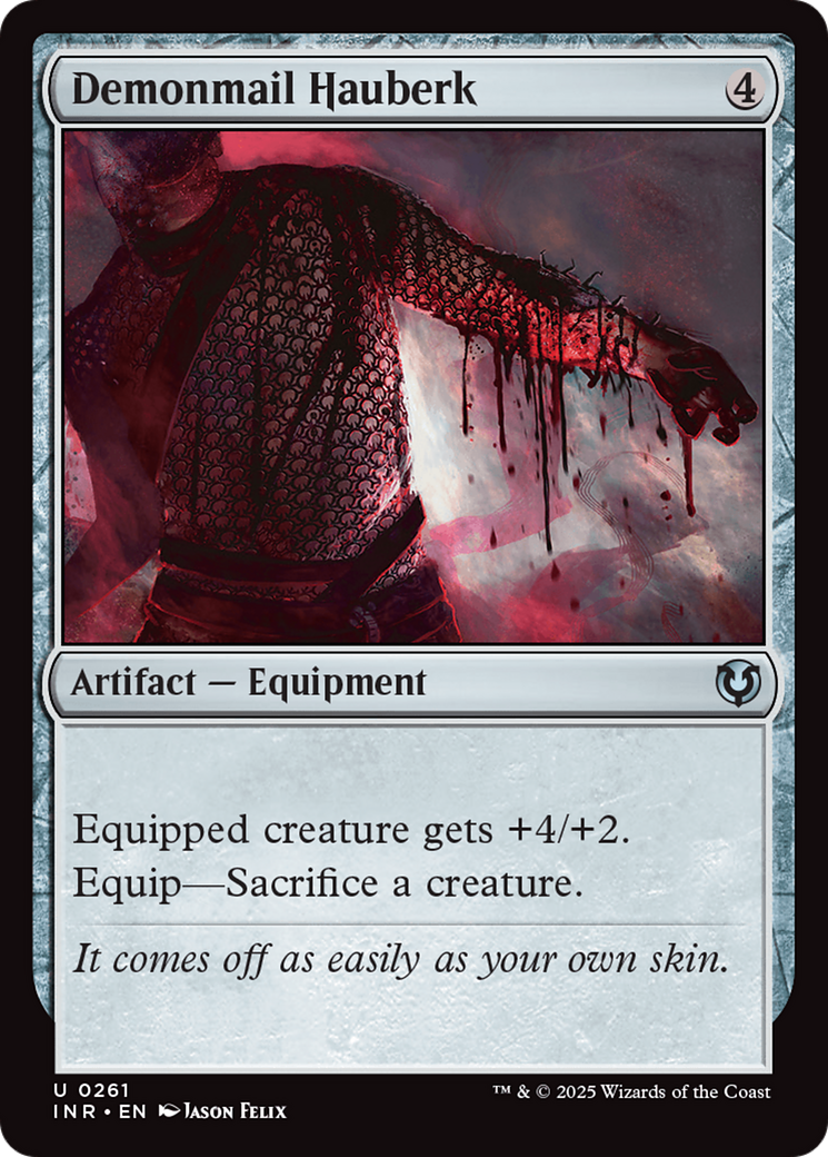 Cota de Malha Demoníaca / Demonmail Hauberk - Magic: The Gathering - MoxLand