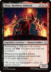 Zhao, Almirante Impiedoso / Zhao, Ruthless Admiral - Magic: The Gathering - MoxLand