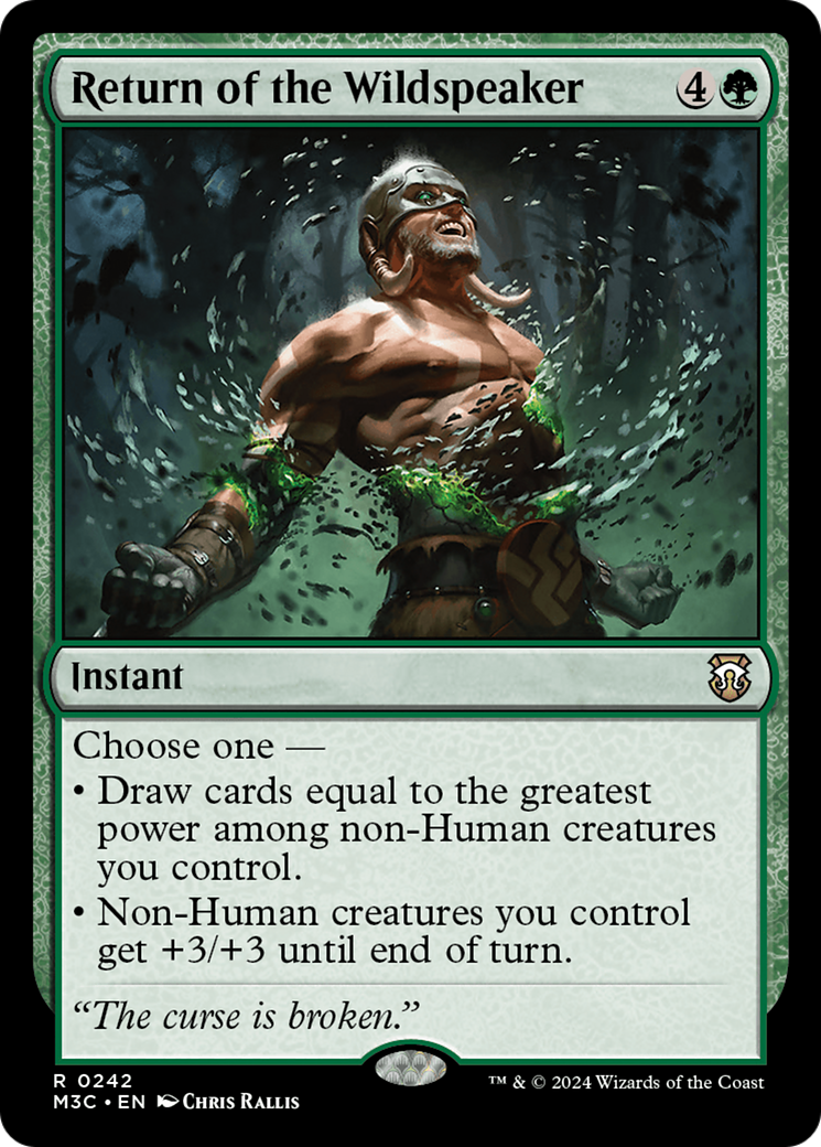 Retorno do Falabravo / Return of the Wildspeaker - Magic: The Gathering - MoxLand