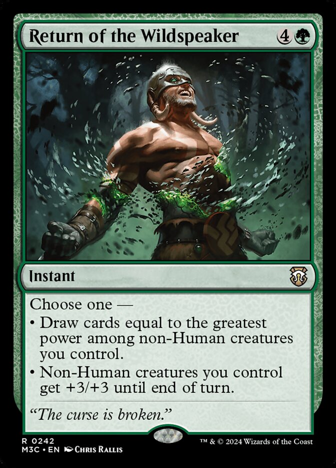 Retorno do Falabravo / Return of the Wildspeaker - Magic: The Gathering - MoxLand