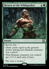 Retorno do Falabravo / Return of the Wildspeaker - Magic: The Gathering - MoxLand
