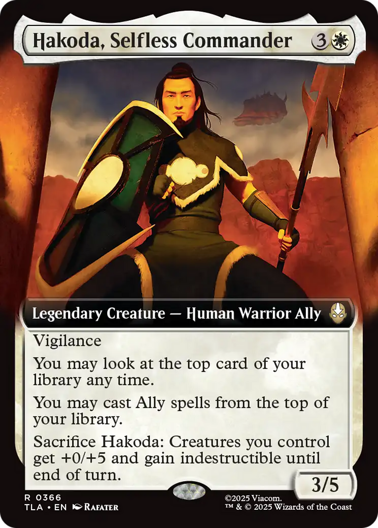 Hakoda, Comandante Altruísta / Hakoda, Selfless Commander - Magic: The Gathering - MoxLand