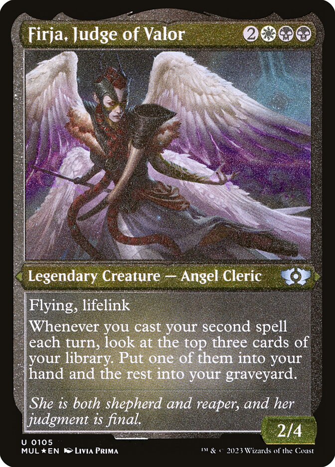 Firja, Juíza do Valor / Firja, Judge of Valor - Magic: The Gathering - MoxLand