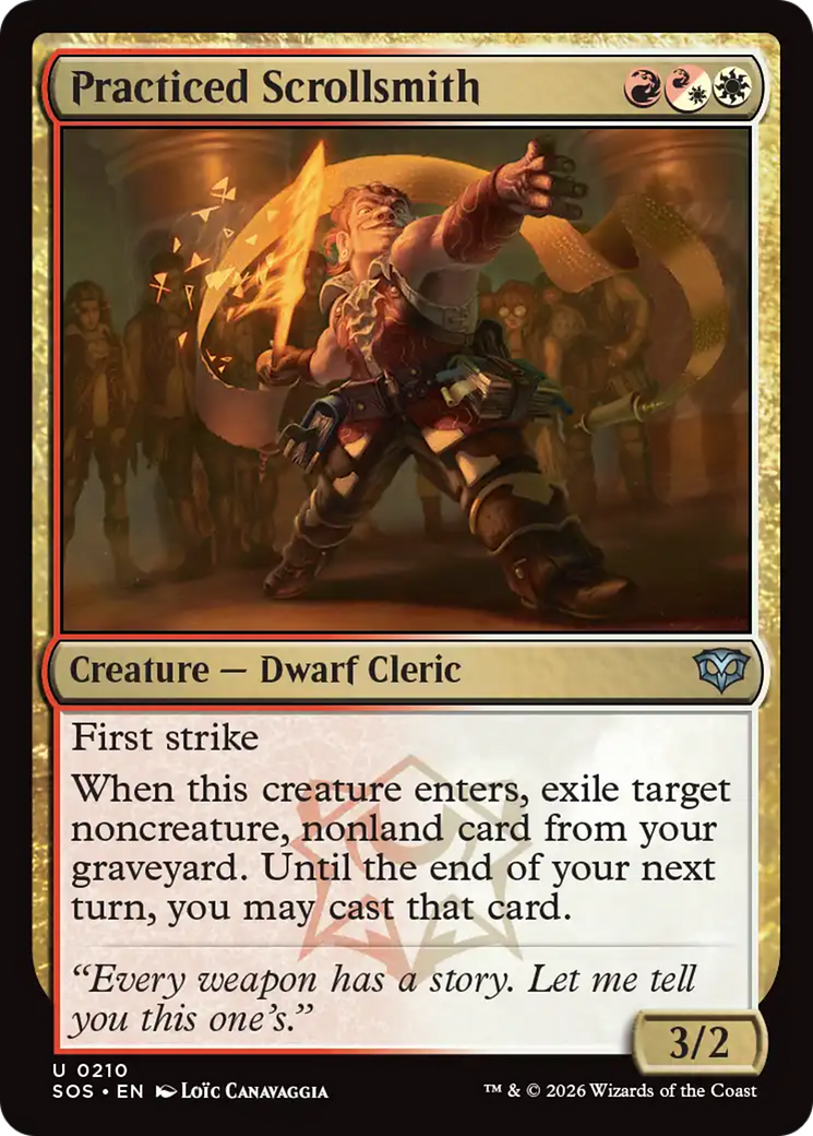 Practiced Scrollsmith - Magic: The Gathering - MoxLand
